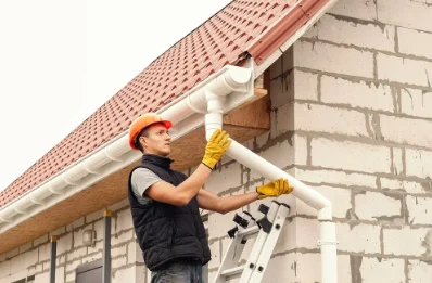 Pose et remplacement de gouttières à Metzing